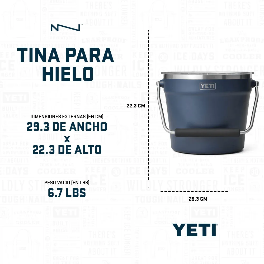 21071501556 TINA PARA HIELO RAMBLER MARINO MARCA YETI