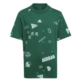 adidas - Kids' (Junior) Brand Love All Over Print T-Shirt (IA1562)