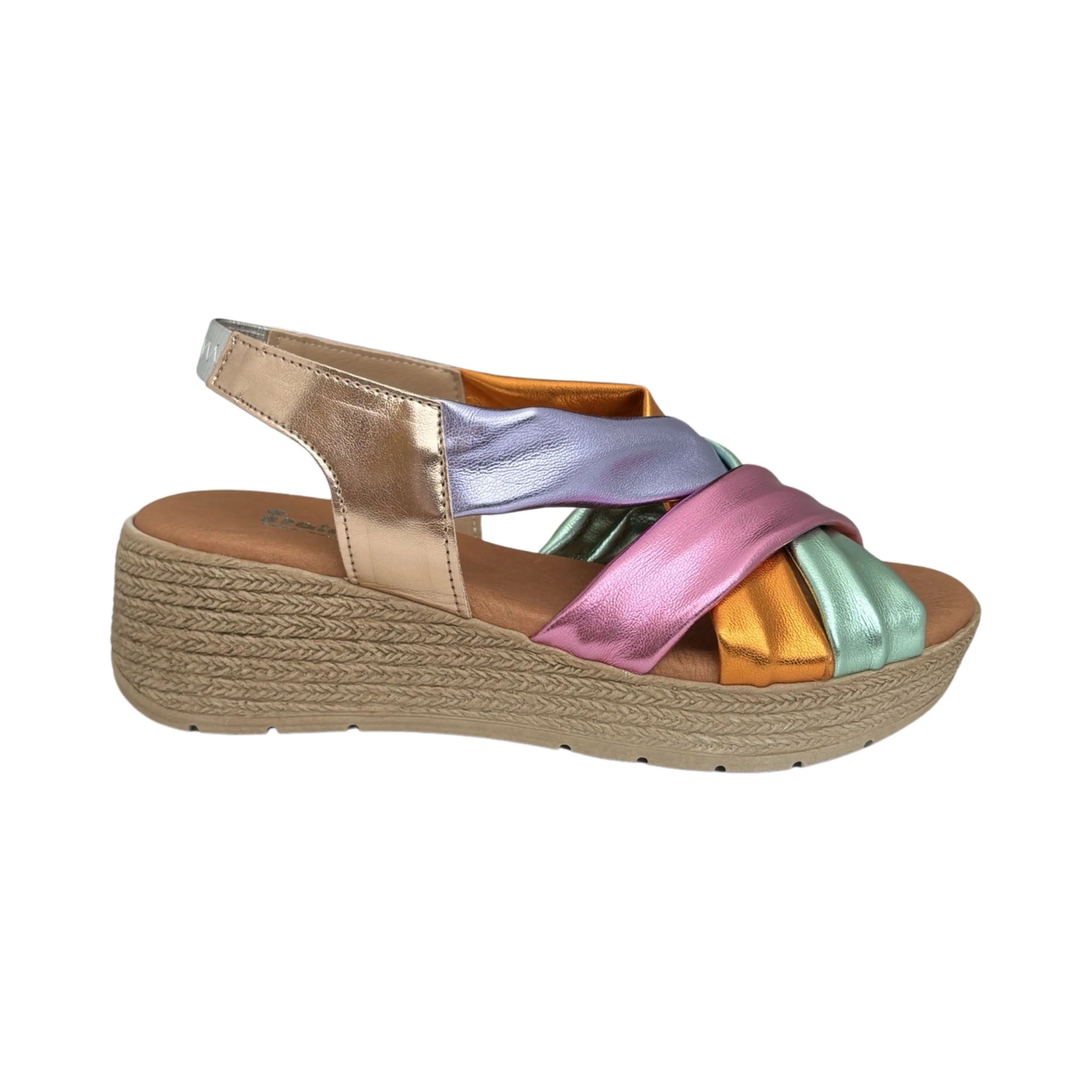 Aires Bright Metallic  Multi Sandal