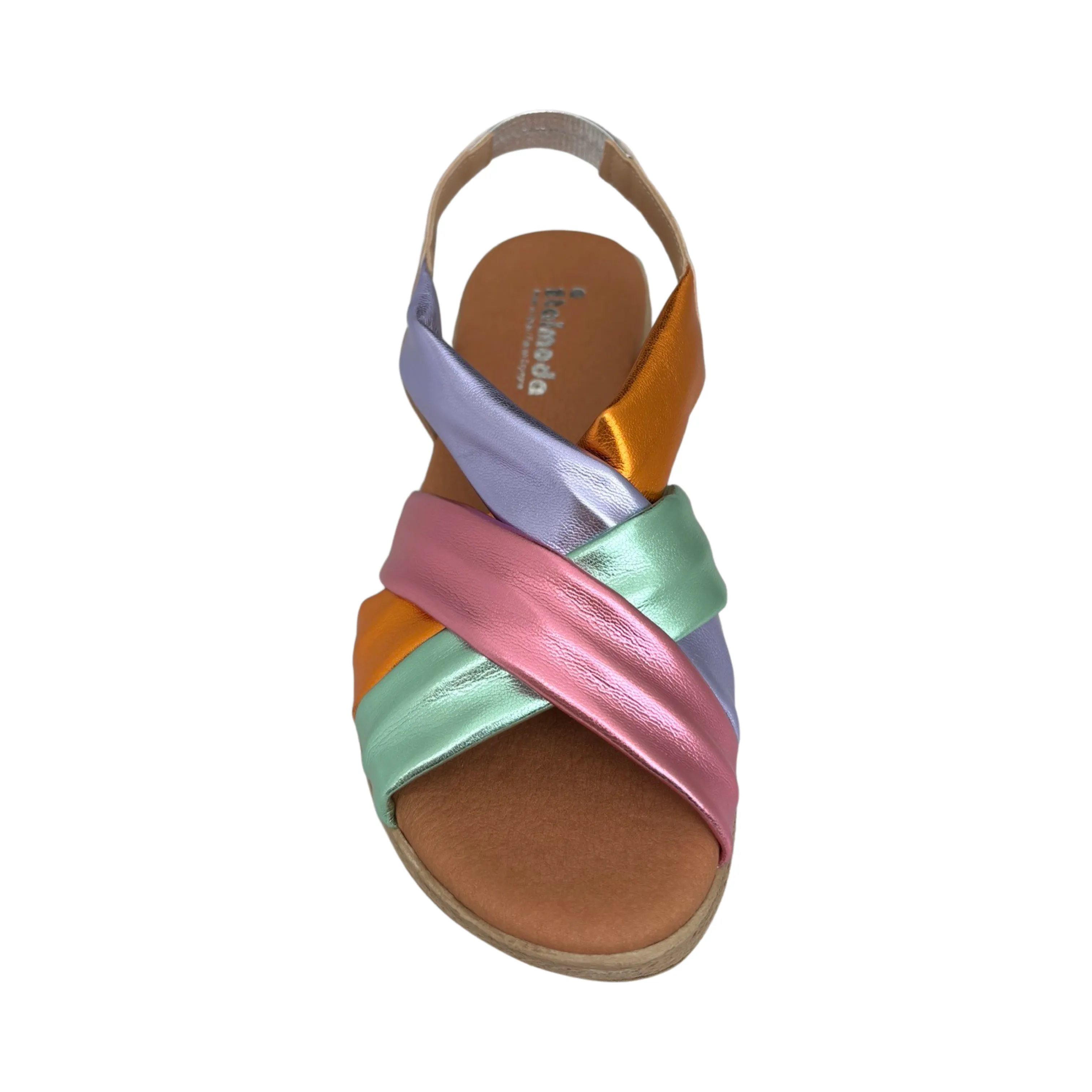 Aires Bright Metallic  Multi Sandal