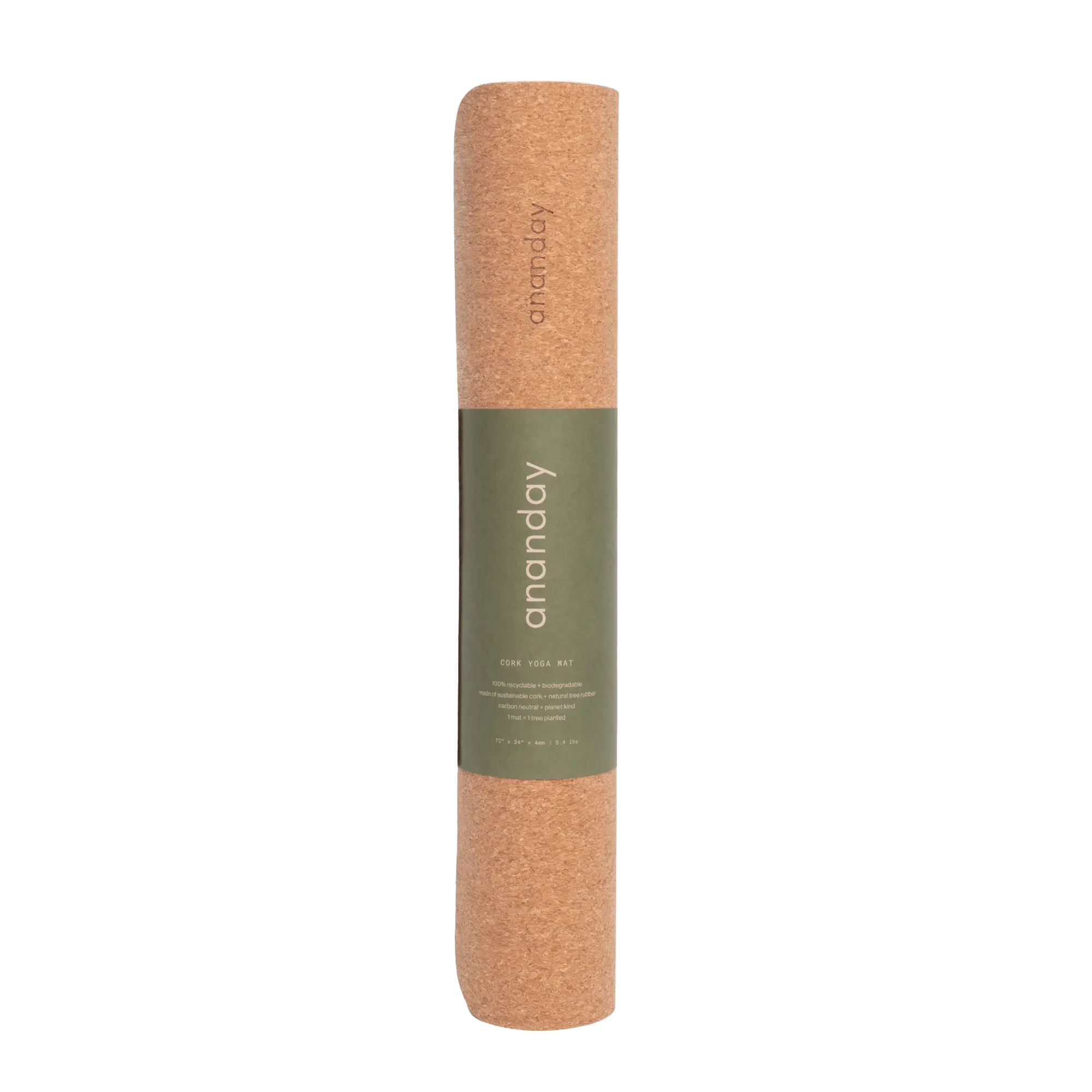 Ananday Cork Yoga Mat by Ananday