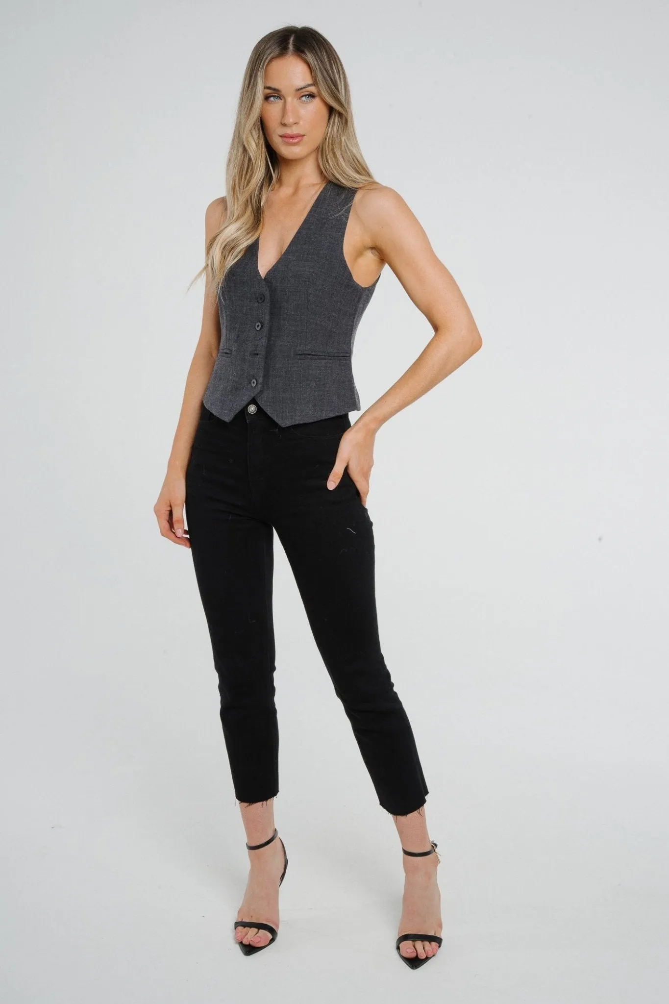 Arabella Waistcoat In Grey