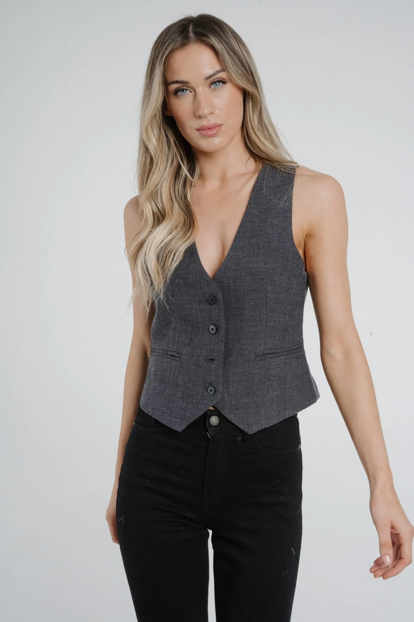 Arabella Waistcoat In Grey