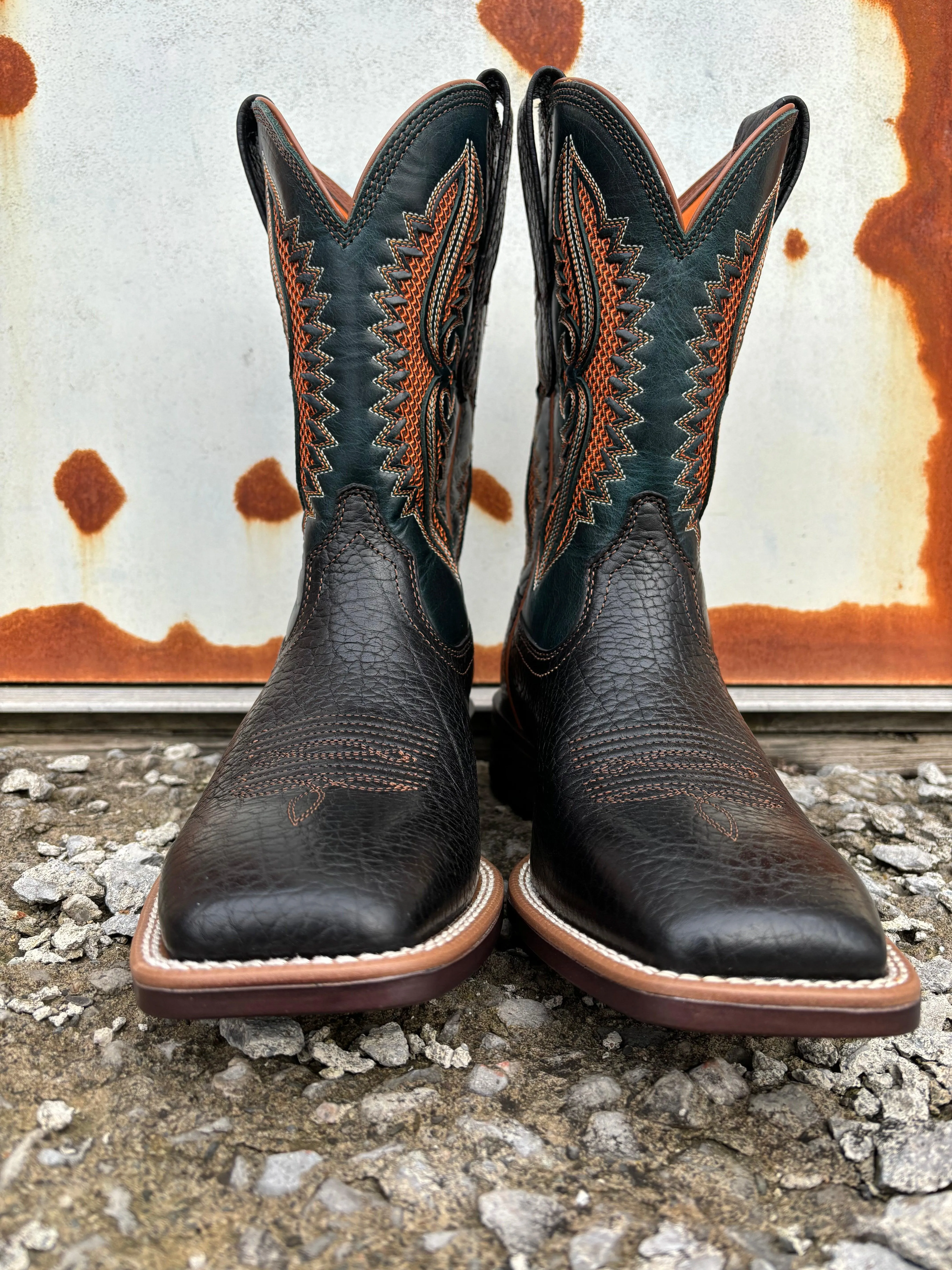 Ariat Men's Black Rowder VentTek 360 Square Toe Cowboy Boots 10050904