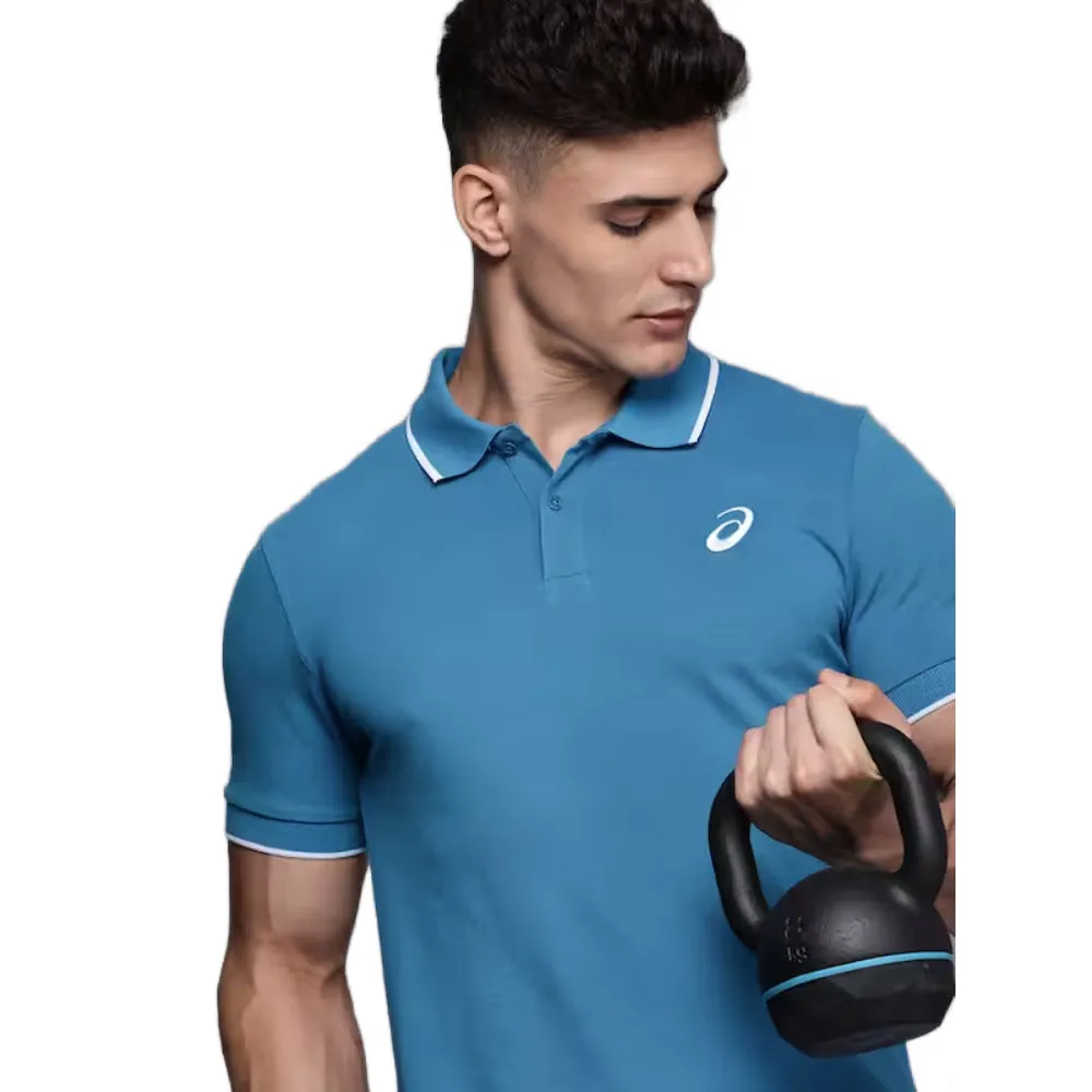 ASICS Men's Polo Top (Reborn Blue)