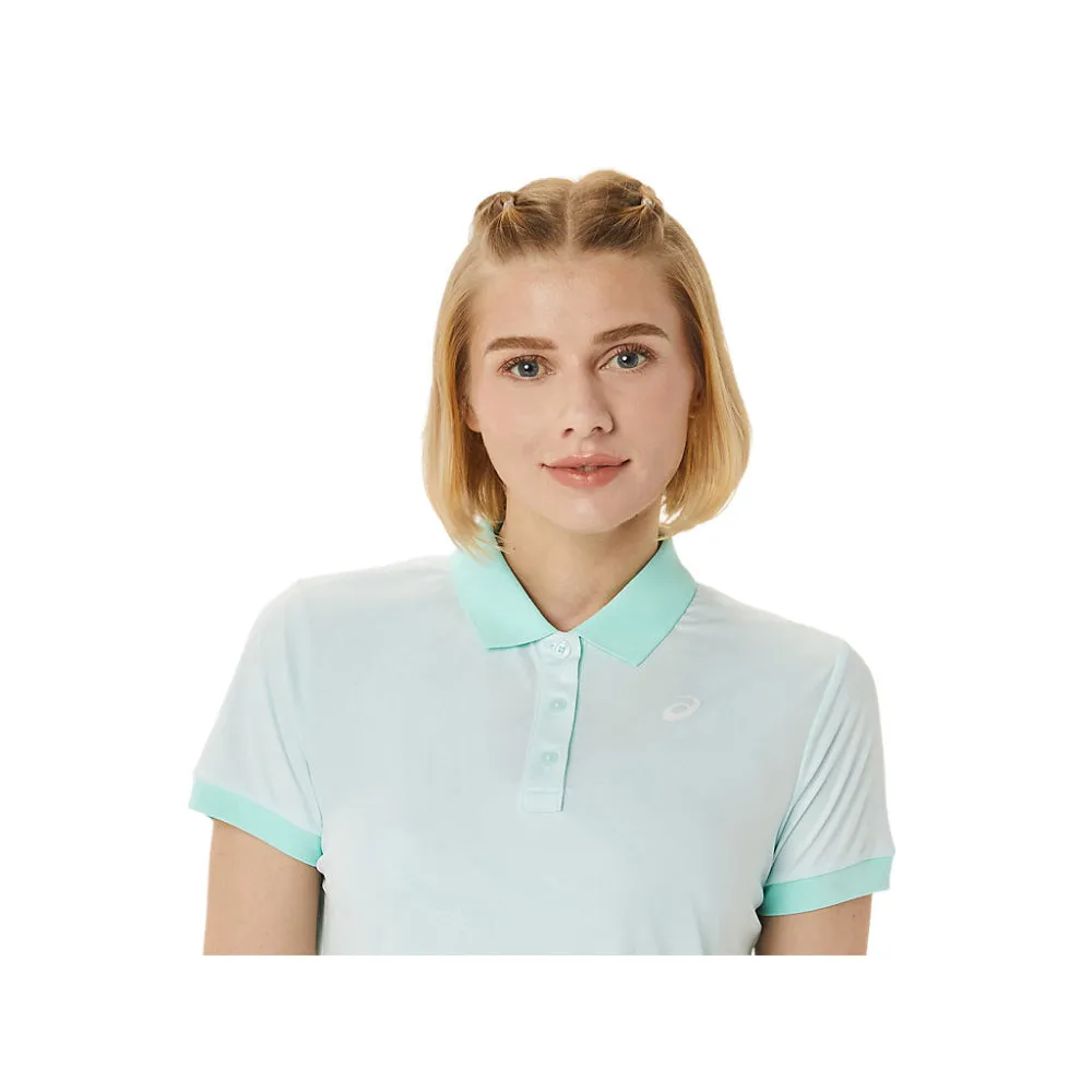 ASICS Women's Court Polo Shirt (Soothing Sea)