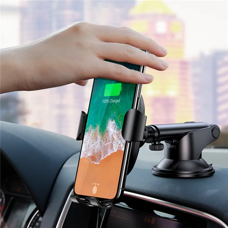 Baseus Premium Wireless Fast Car Charger & Phone Holder