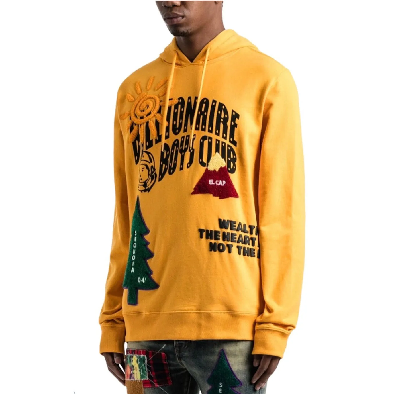 Billionaire Boy Club Peak Hoodie (Gold) 801-7307