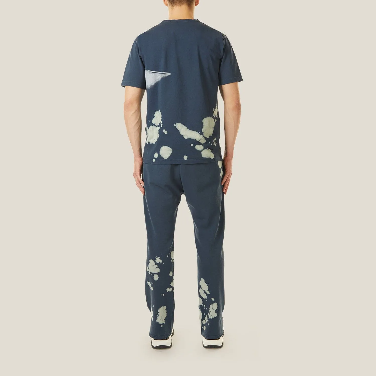 BLEACHED BOY JOGGER - NAVY