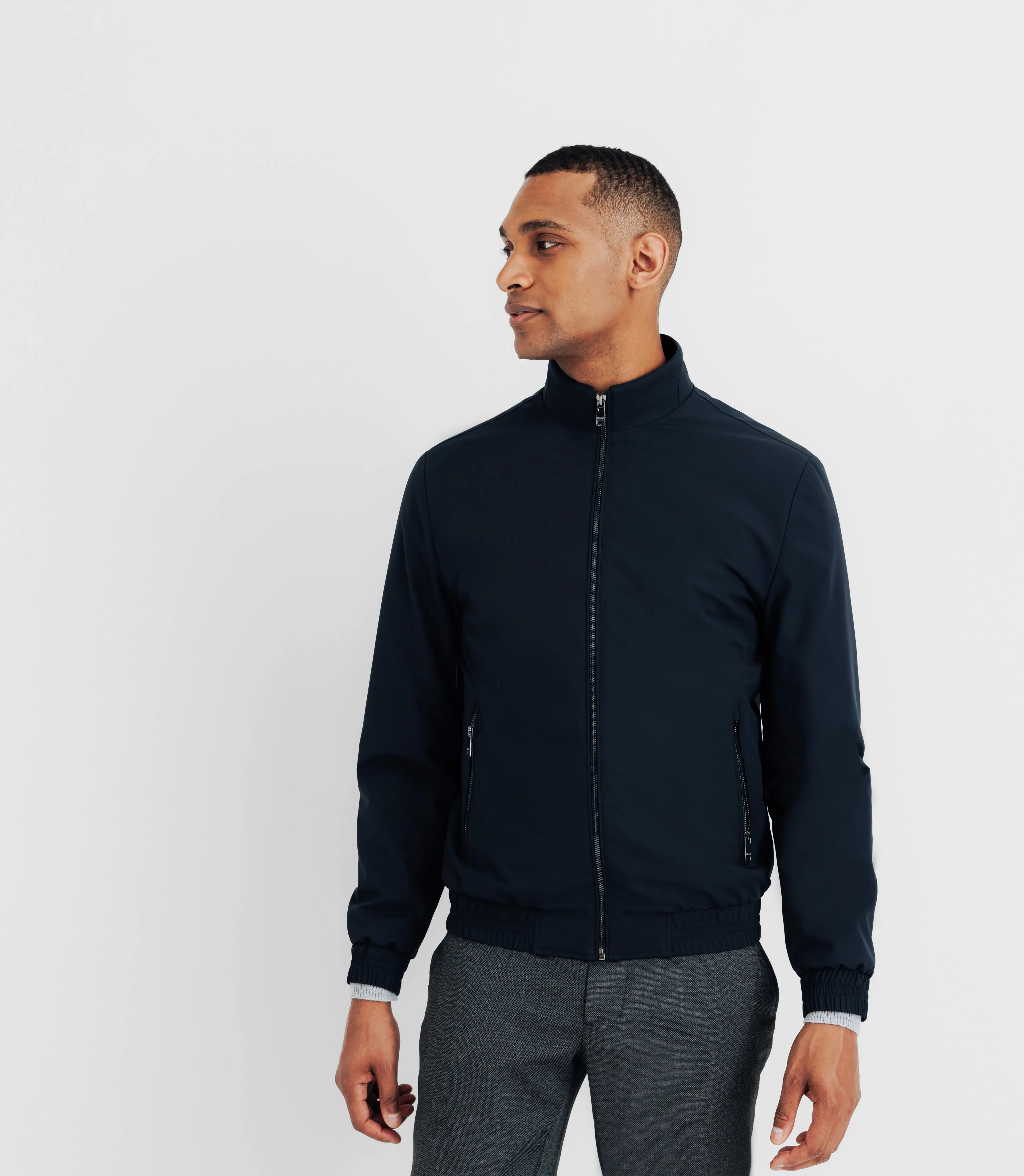 Blouson léger déperlant marine