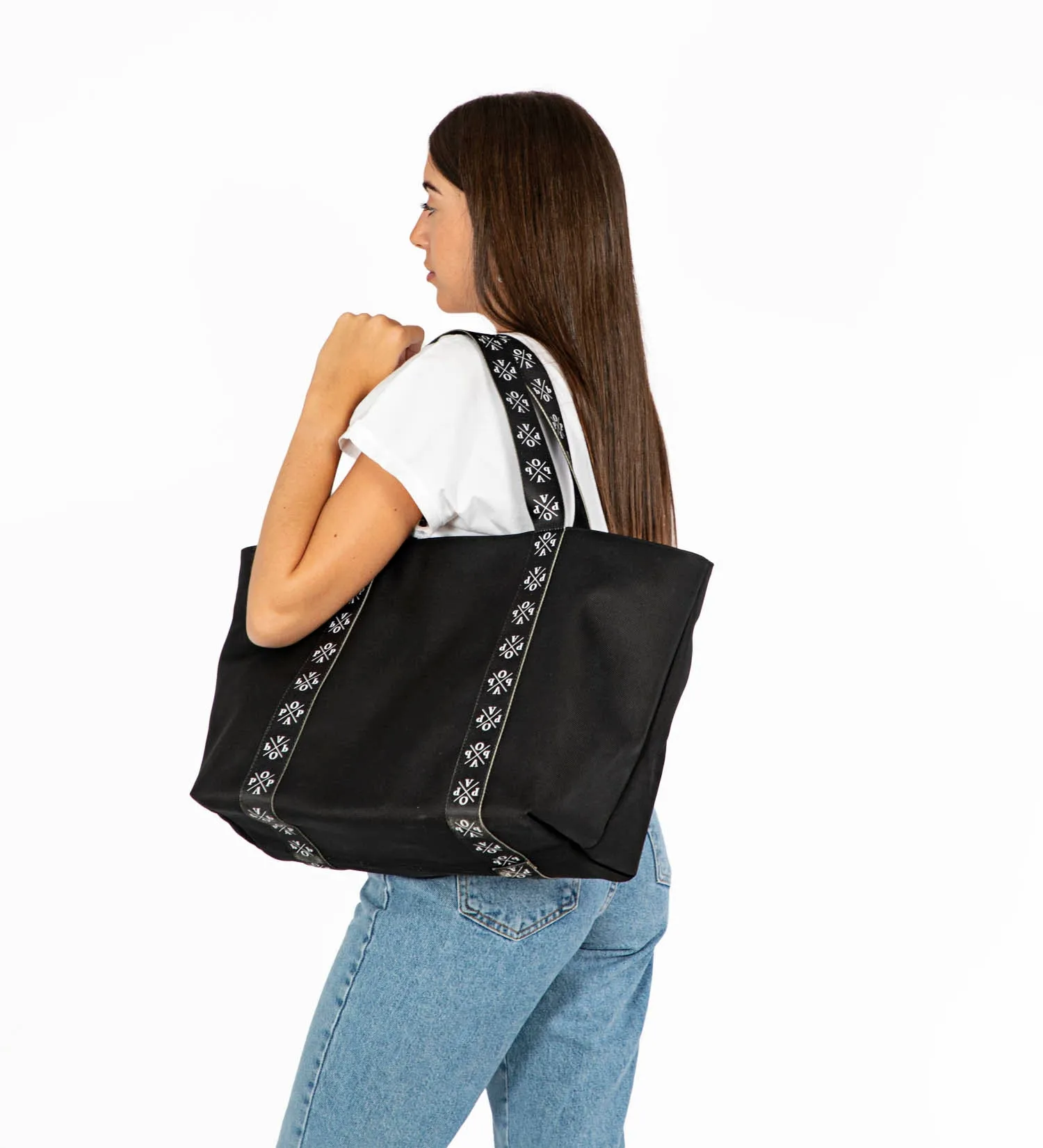 Bolso Ester Nylon Negro