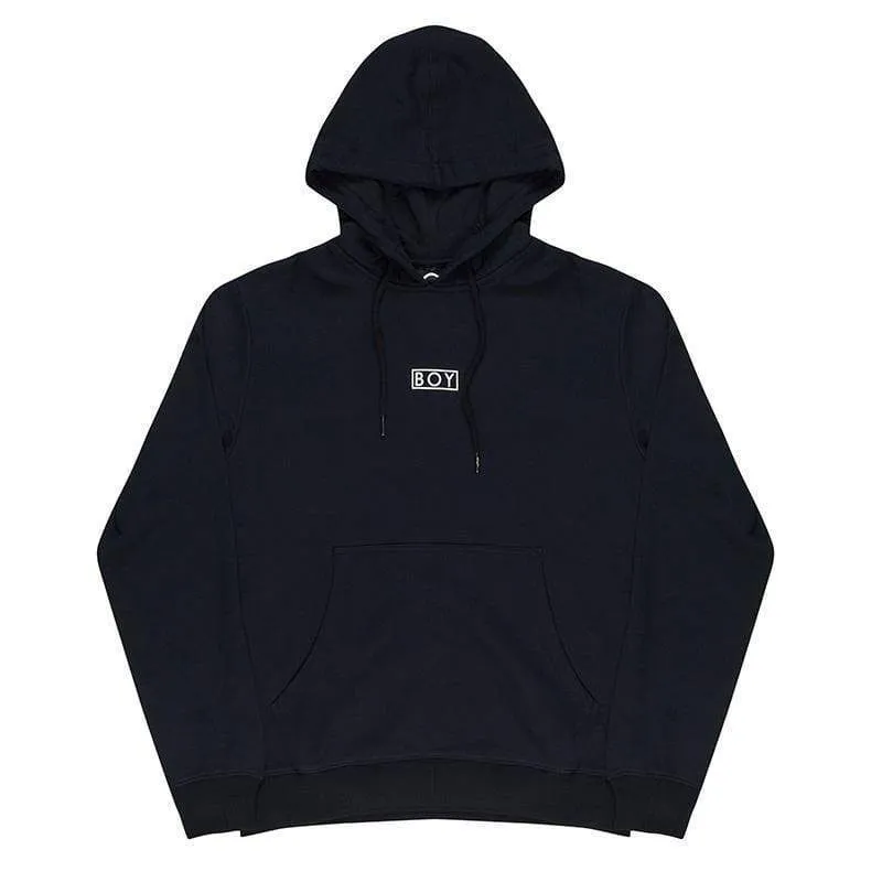 BOY EAGLE FLOCK HOODIE - BLACK