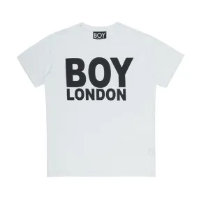 BOY LONDON T-SHIRT - WHITE/BLACK