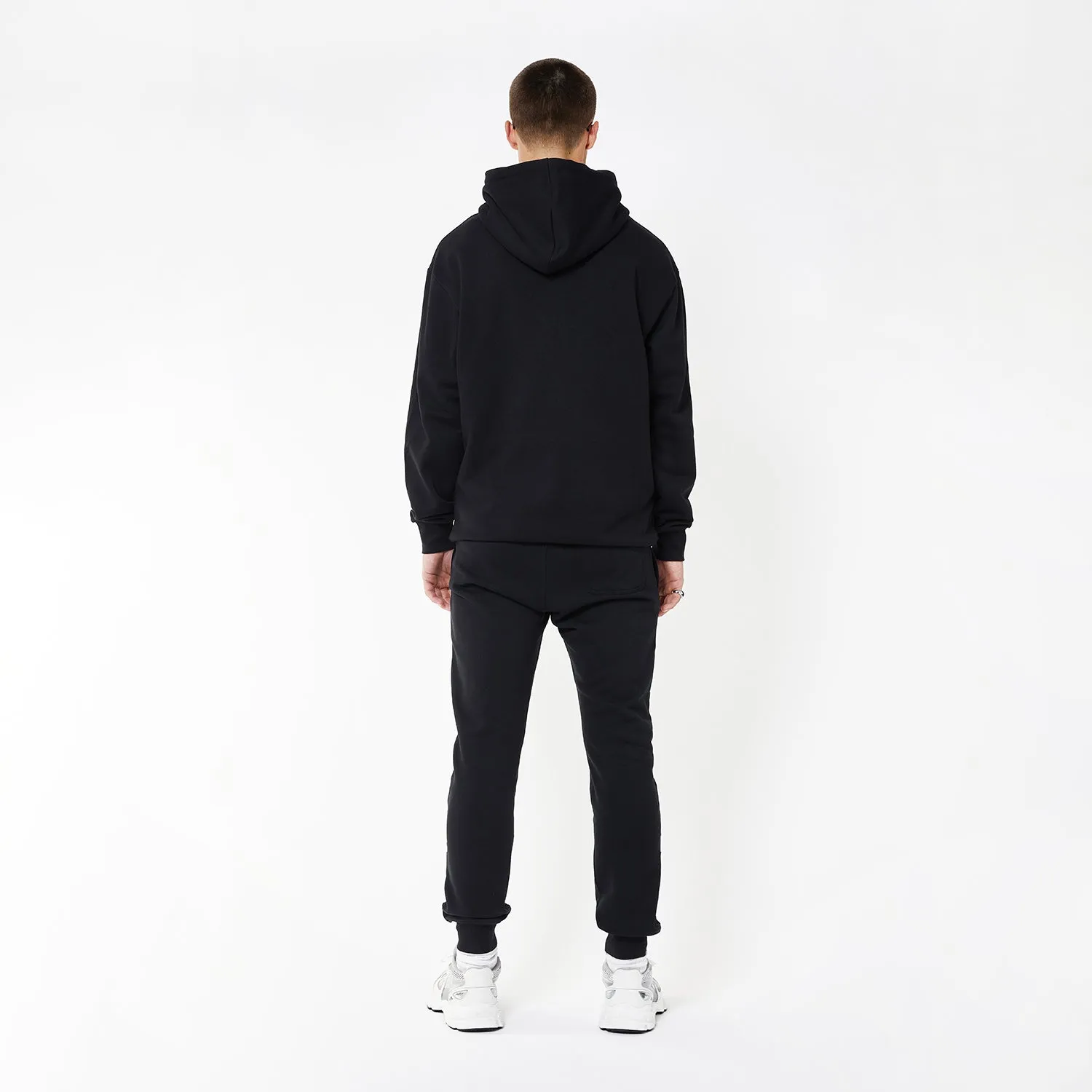 BOY WINGSPAN ZIP HOODIE - BLACK/WHITE