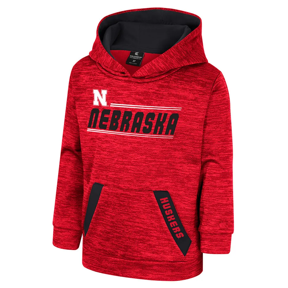 Boys' Nebraska Huskers Toddler Live Hardcore Hoodie