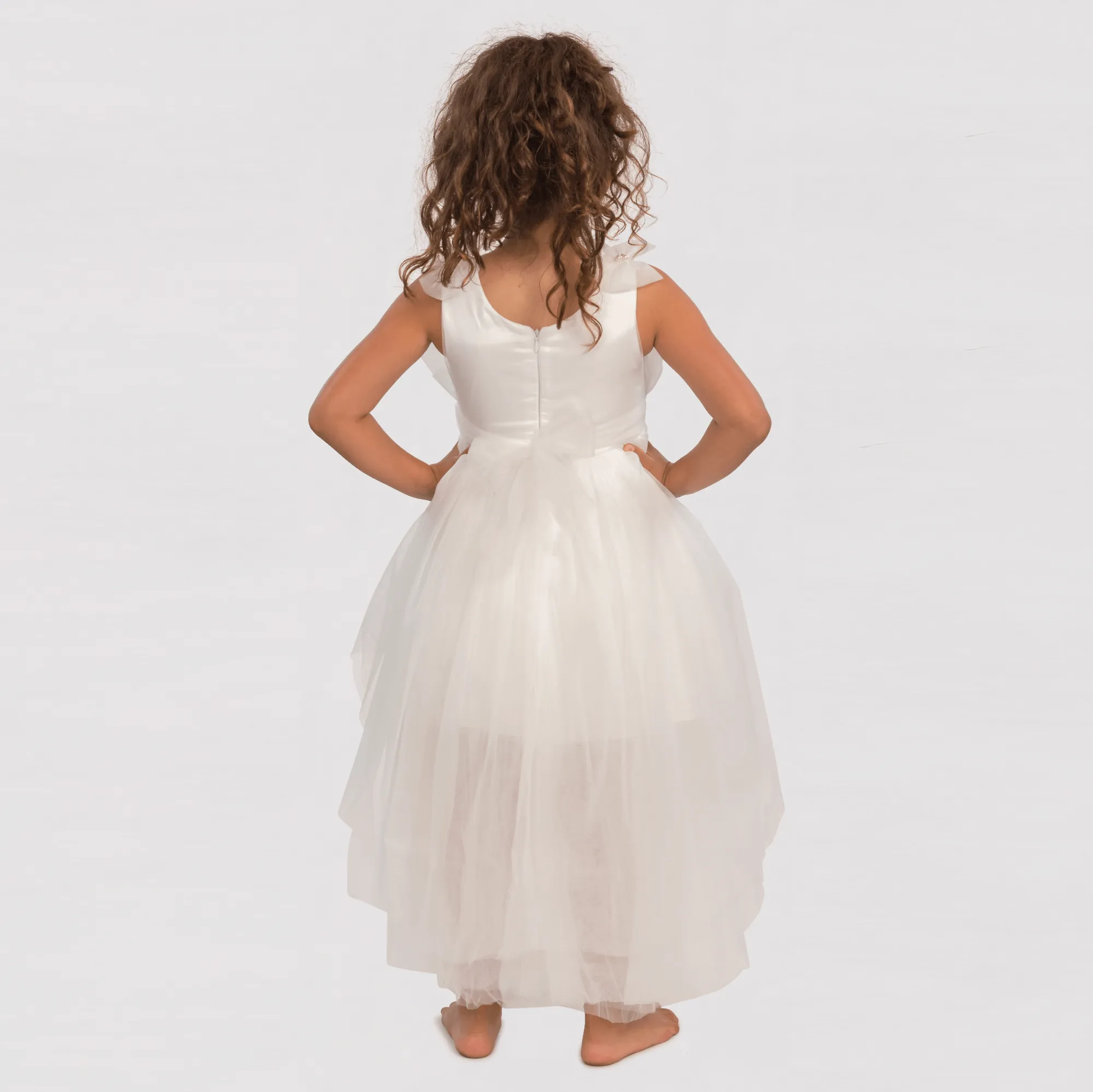 Brianna Blue Girls Formal Dress