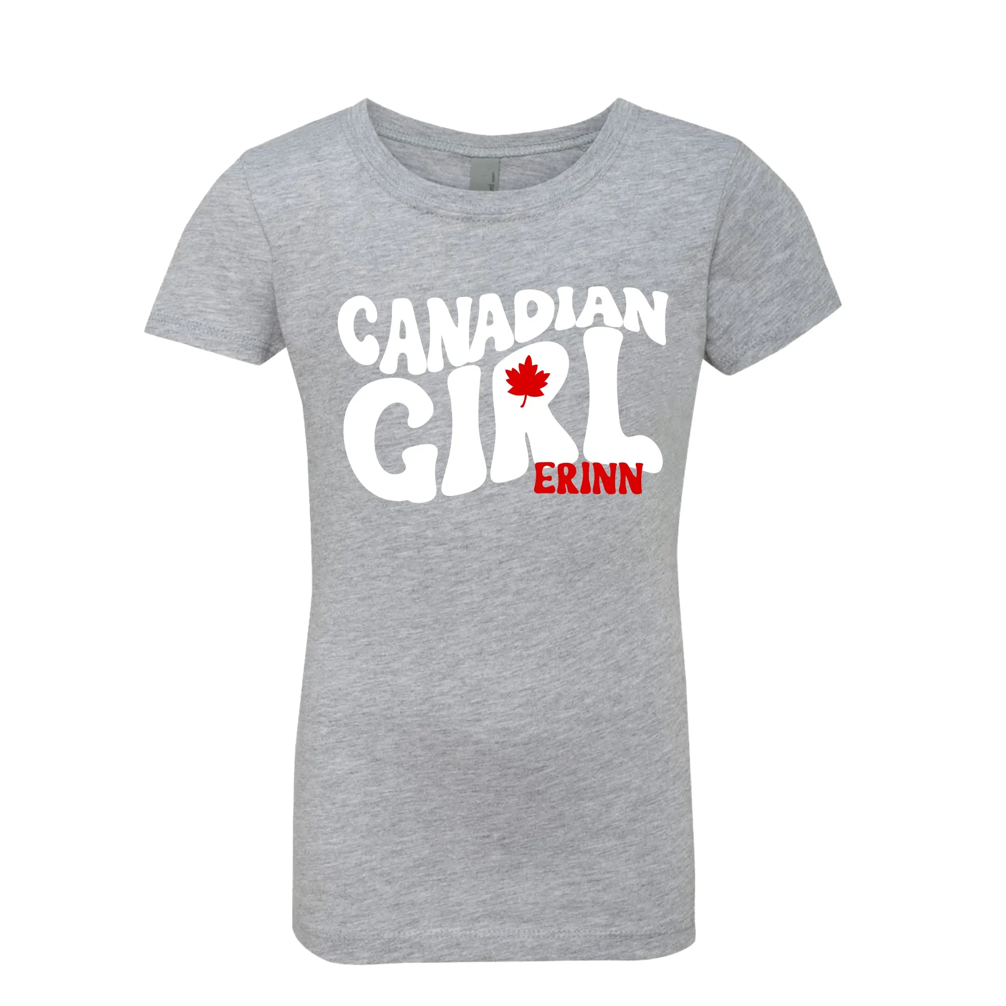 CANADIAN GIRL - WOMAN'S/GIRLS T-SHIRT (Personalization Optional)