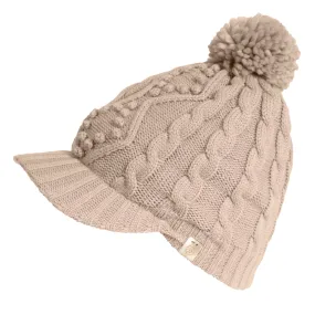 Casquette Femme hiver Café Latte