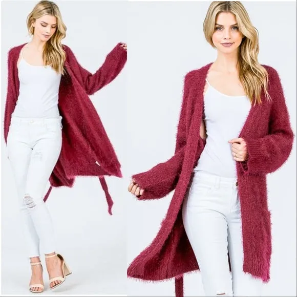 CINDY Soft Fuzzy Cardigan