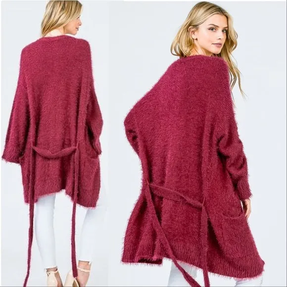 CINDY Soft Fuzzy Cardigan