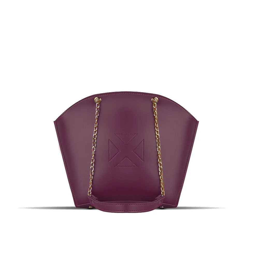 CLAIRE TOTE BAG MAROON