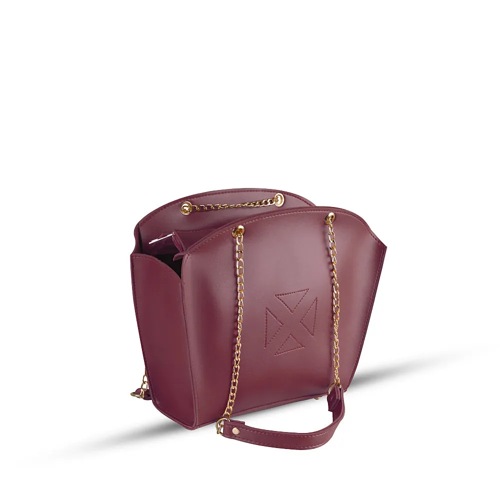 CLAIRE TOTE BAG MAROON