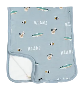 Court Culture x Kyte Baby Nautical Fog Burp Cloth