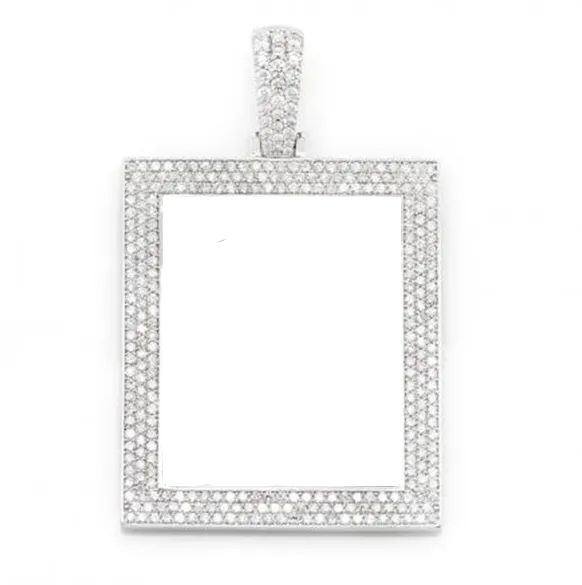 Custom Made Photo Square Medallions Necklace