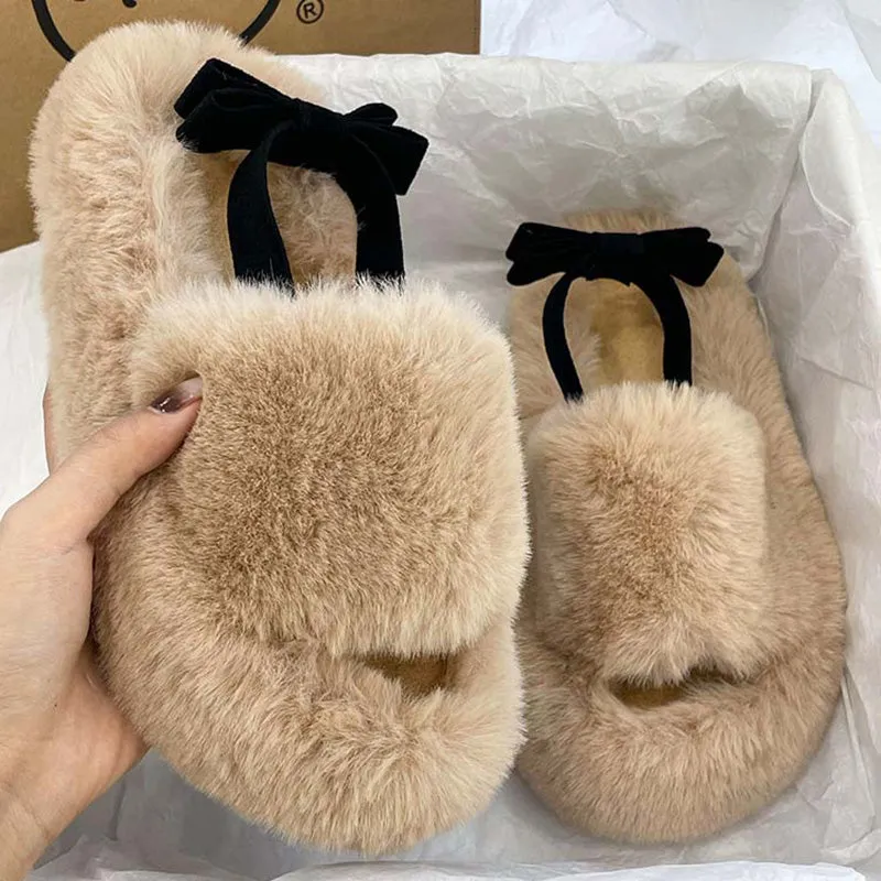 Cute Fluffy Home Slippers - Kimi