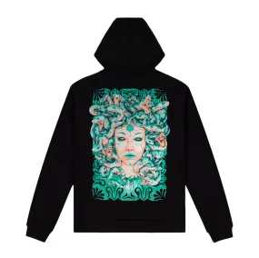 Dolly Noire Men's Medusa Hoodie Black