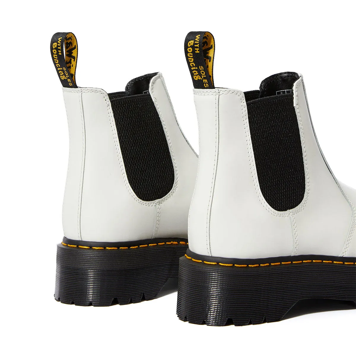    Dr. Martens Quad Chelsea Boot Smooth White