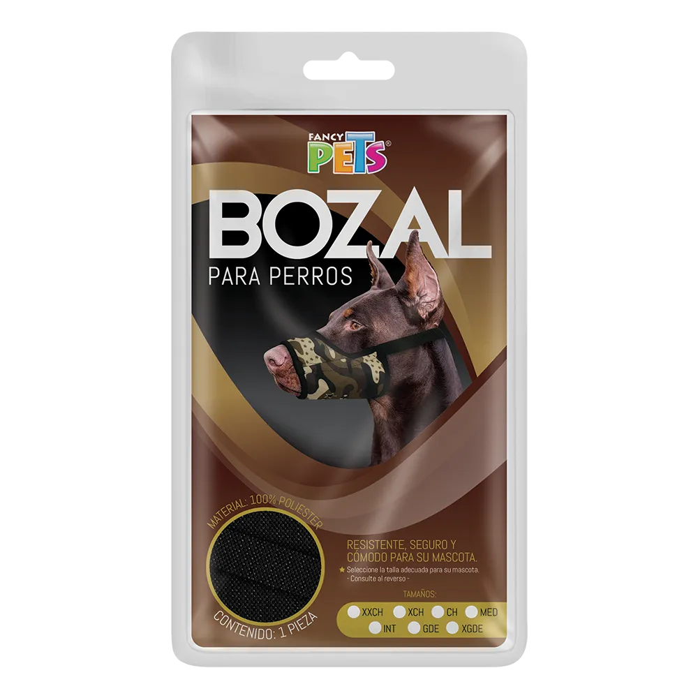 Fancy Pets Bozal con Forro de Malla Grande para Perros - Accesorios