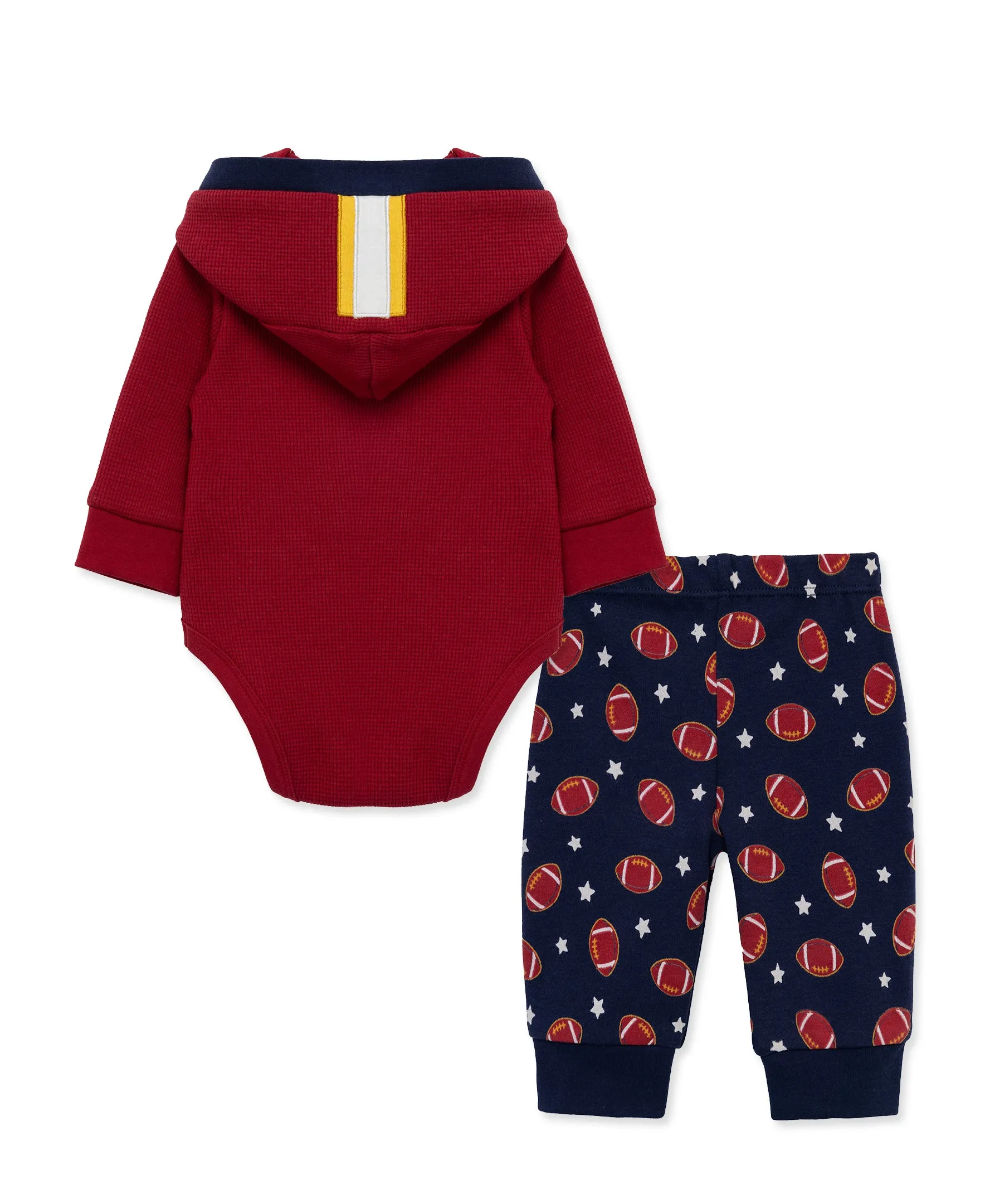 Football Bodysuit & Pant Set (3M-12M)