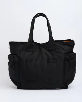 FORCE 2 WAY TOTE BAG BLACK