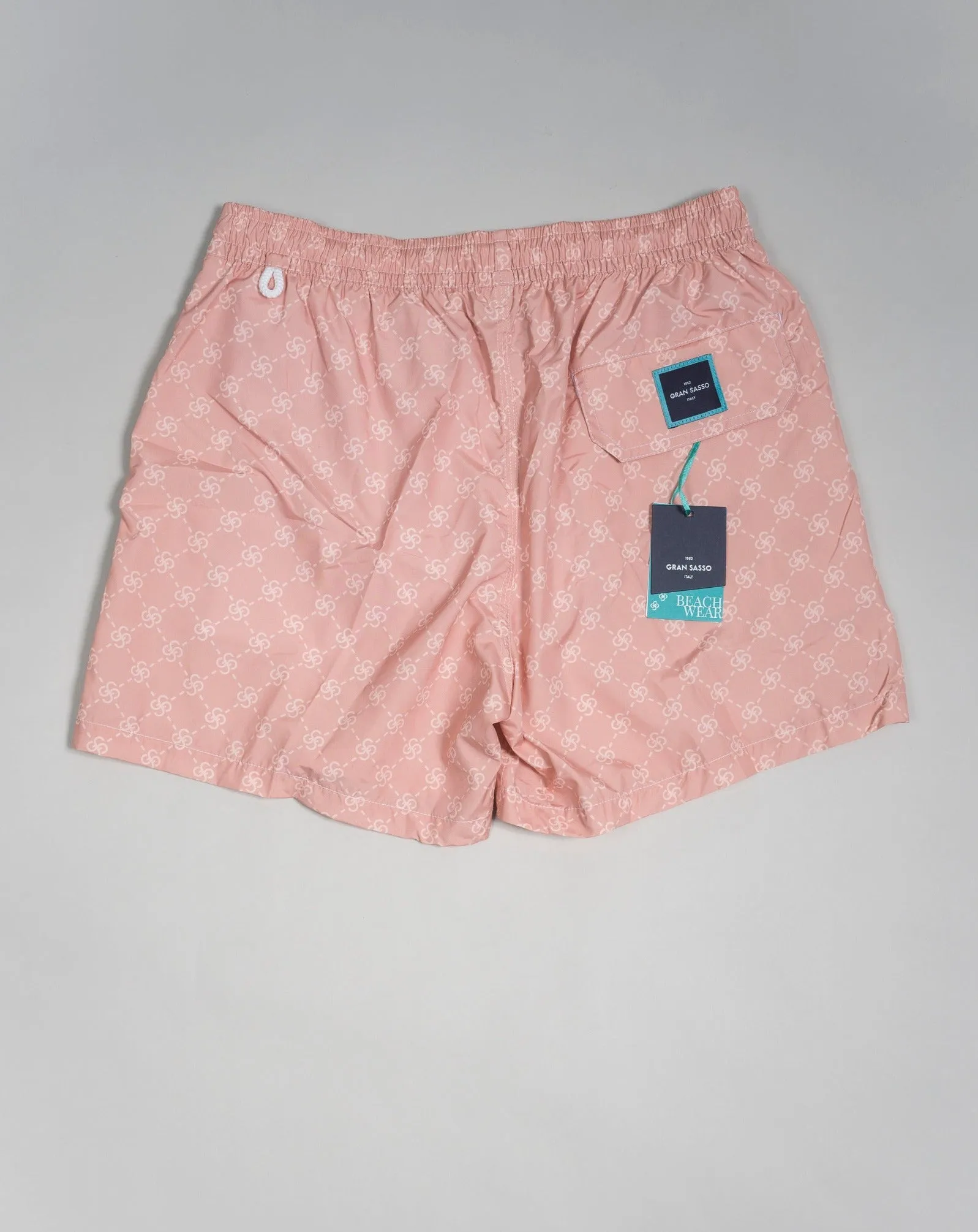 Gran Sasso Logo Swim Shorts / Peach