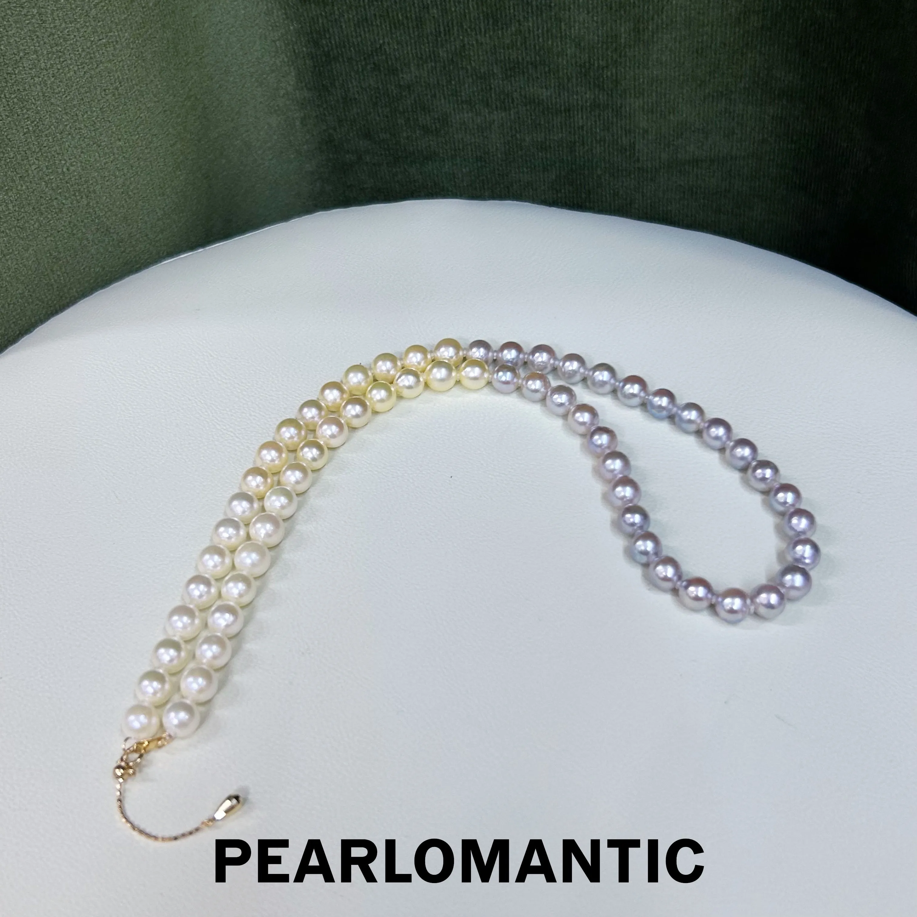 [Group-Buying] Akoya 6-7mm Dawn to Dusk Pearl Gradient Necklace w/ 18k Gold