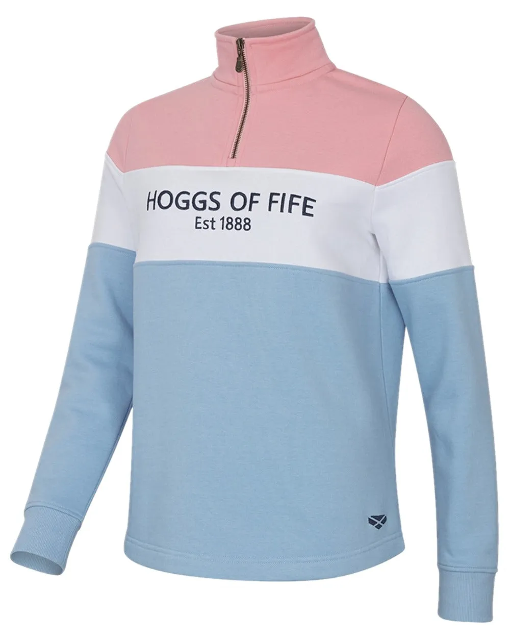 Hoggs of Fife Dumfries 1888 Womens Quarter Zip Sweatshirt