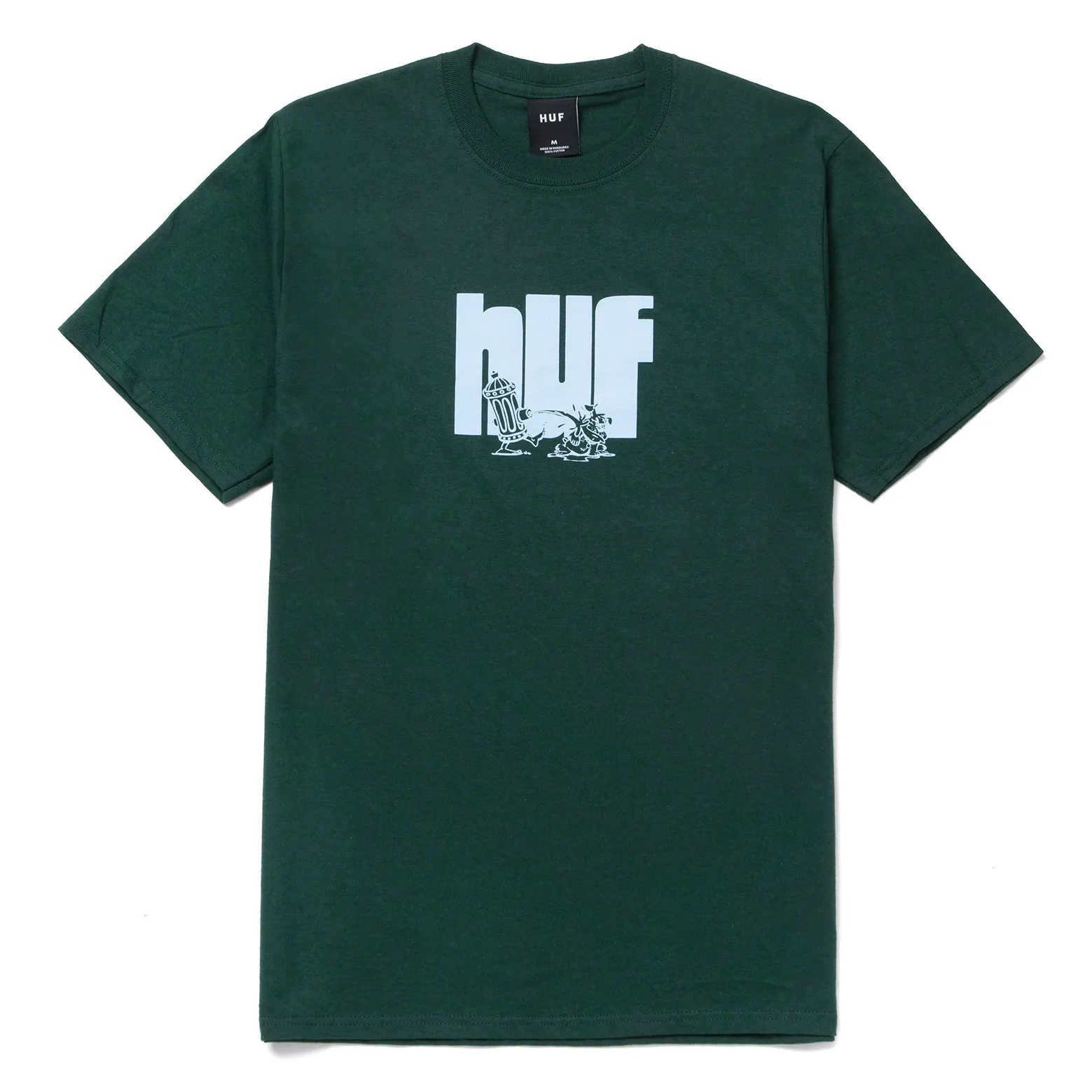 HUF T-SHIRT HYDRATE SS DARK GREEN