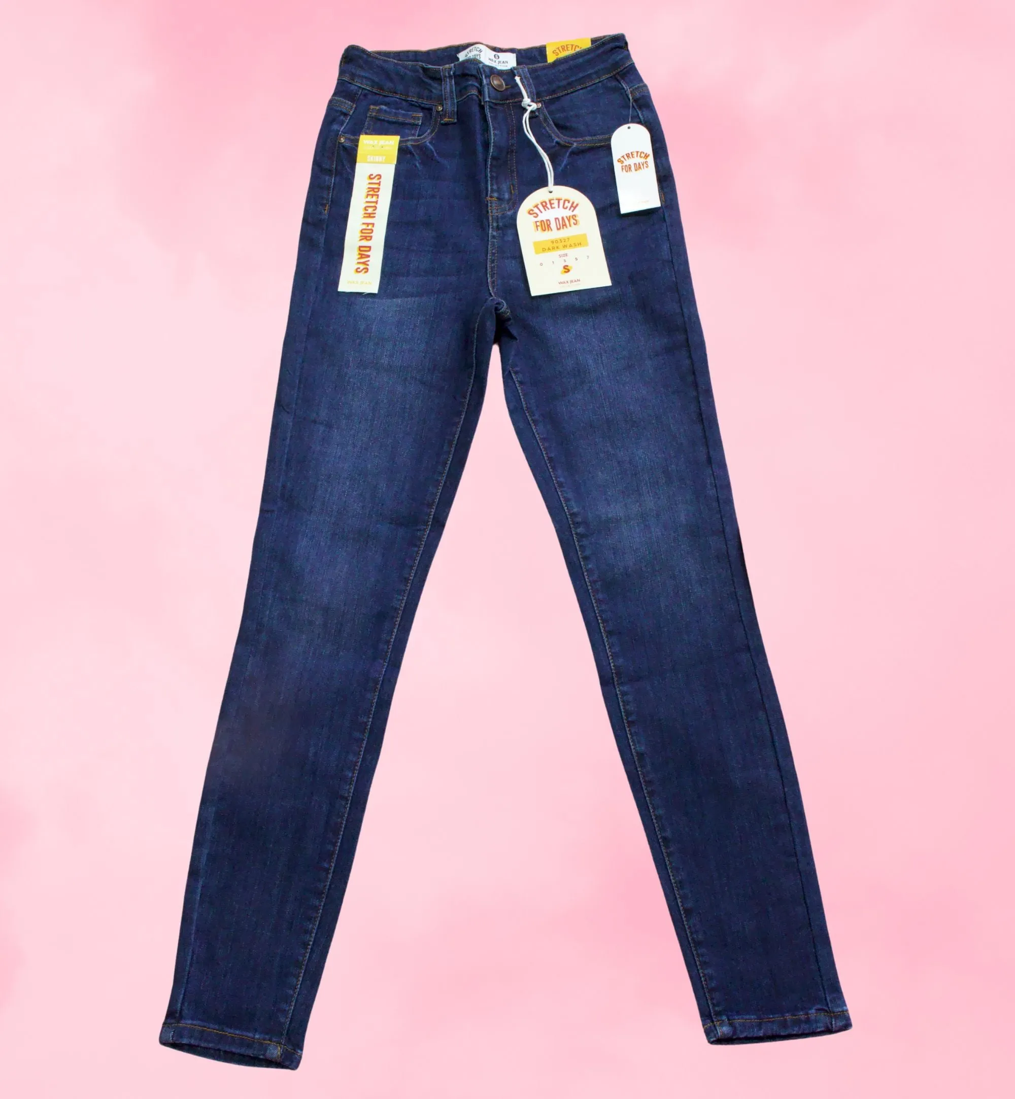 JEANS TIPO SKINNY LISO STRETCH 90327