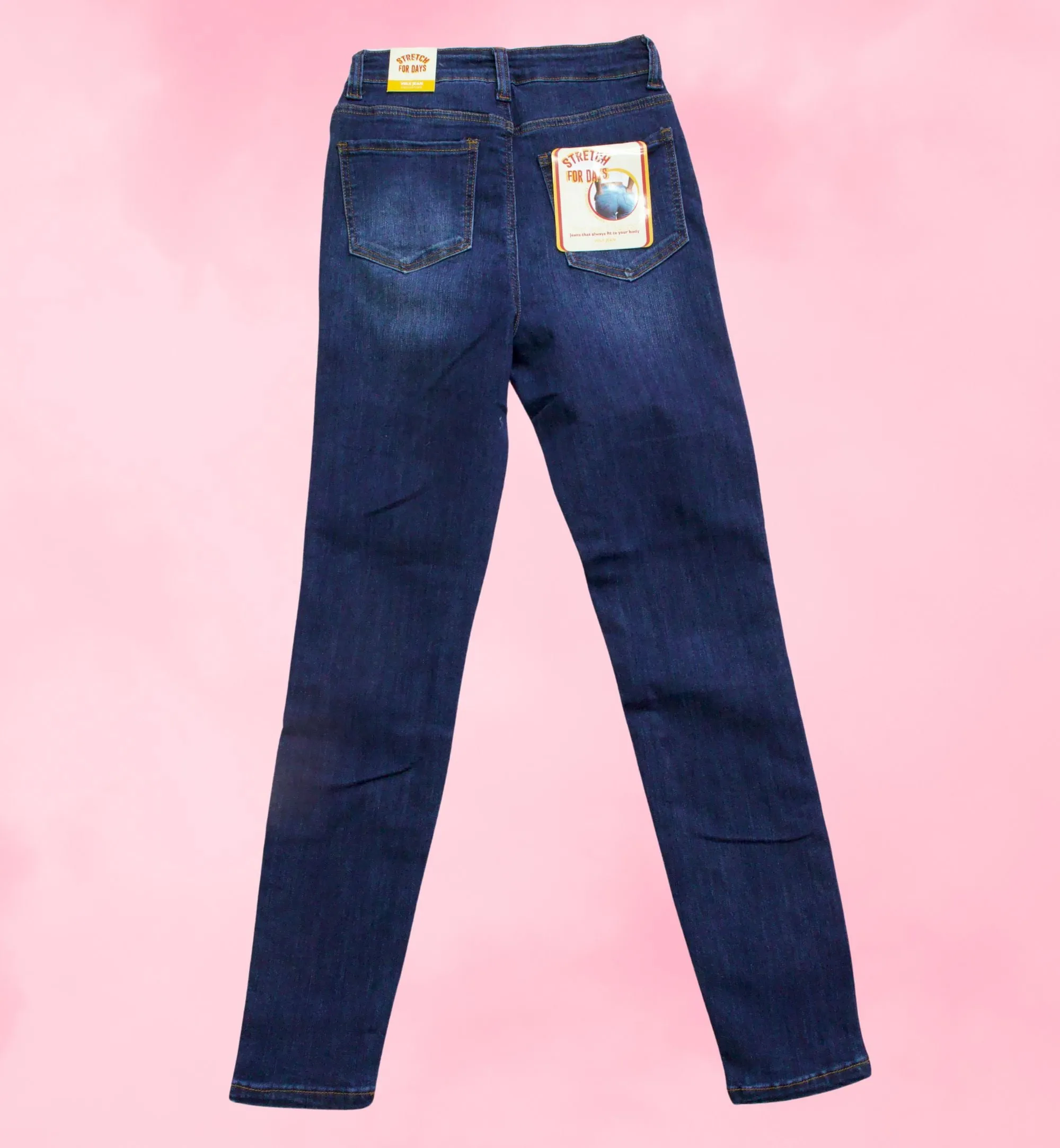 JEANS TIPO SKINNY LISO STRETCH 90327