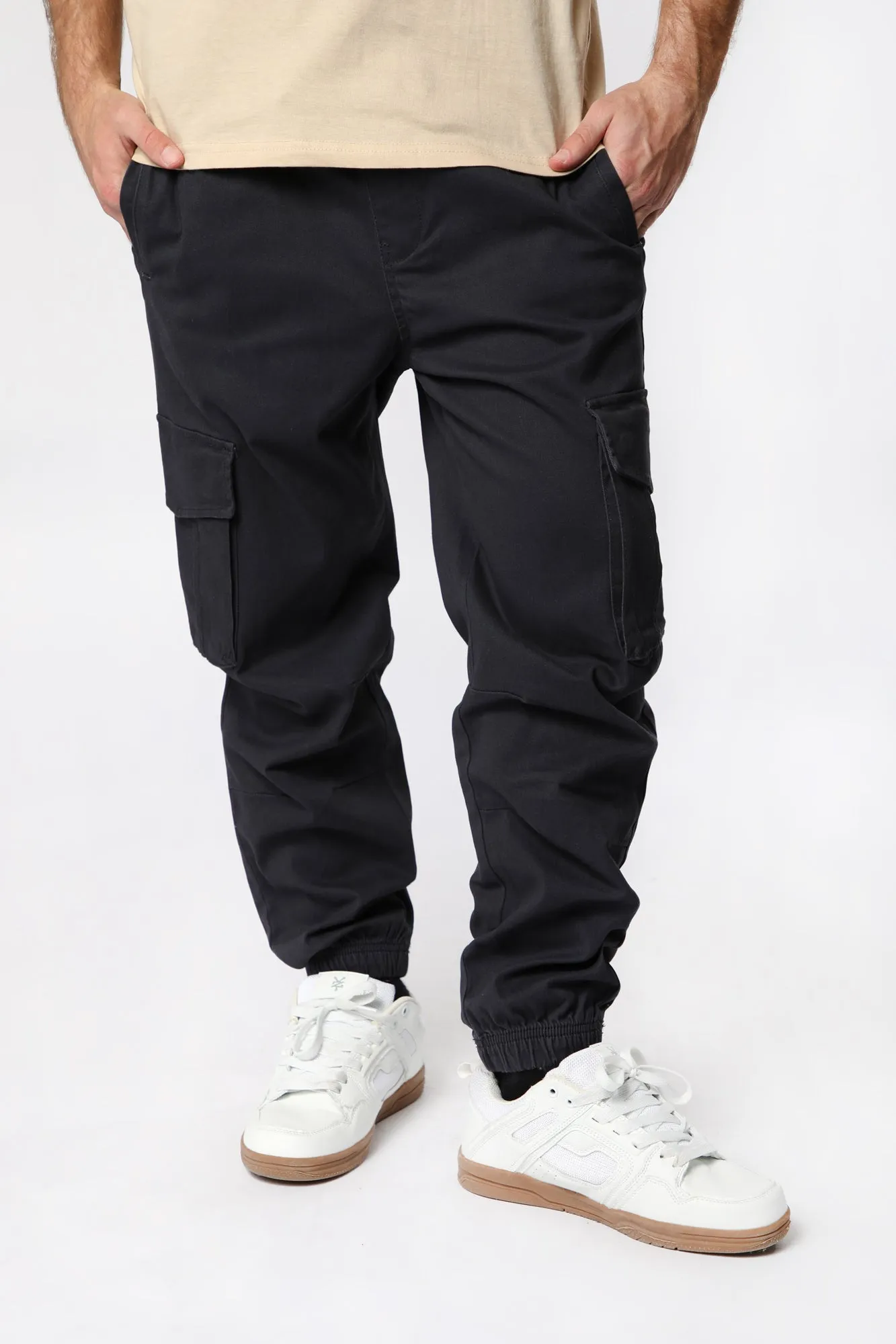 Jogger en Sergé Cargo West49 Homme