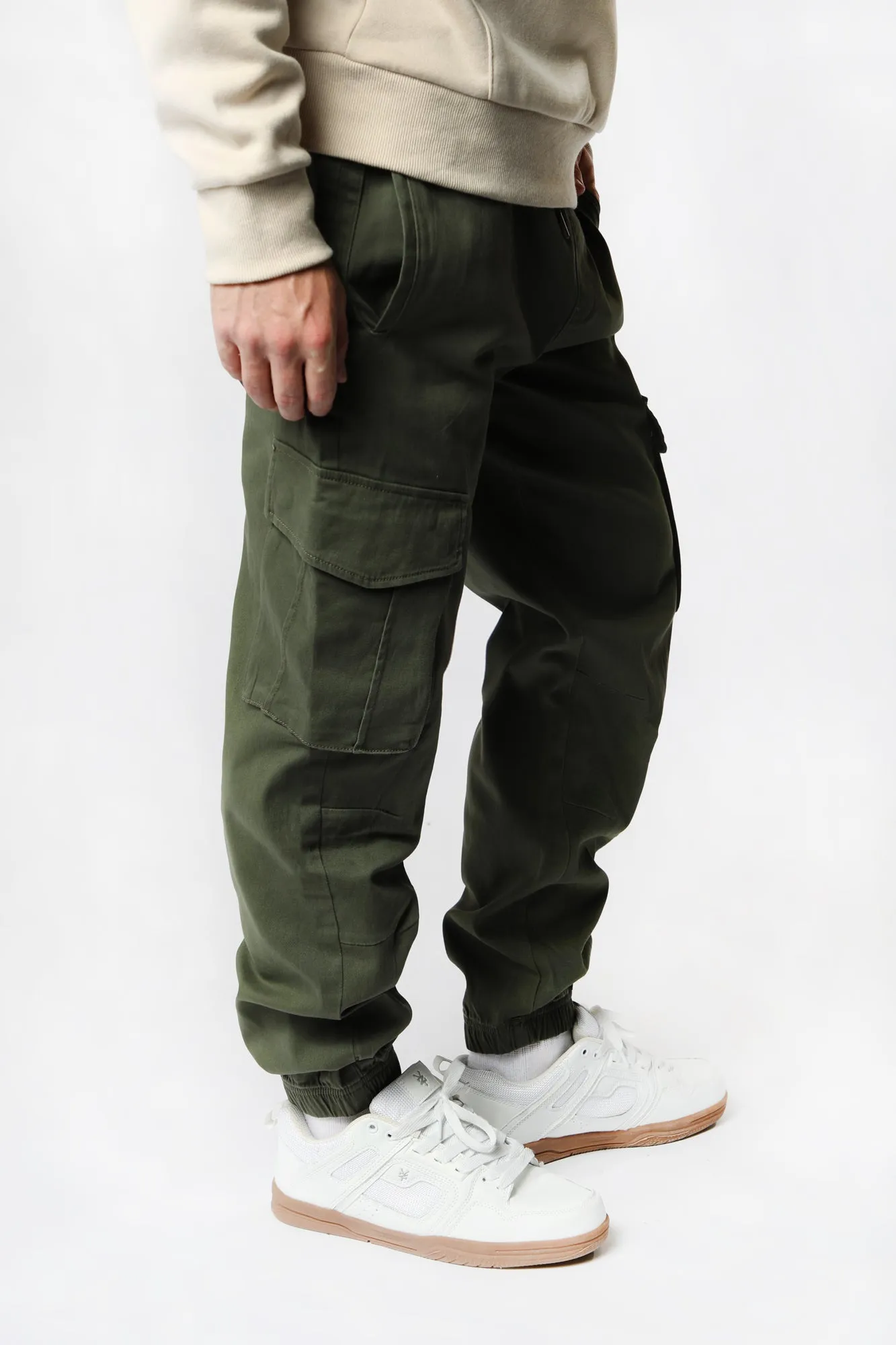 Jogger en Sergé Cargo West49 Homme