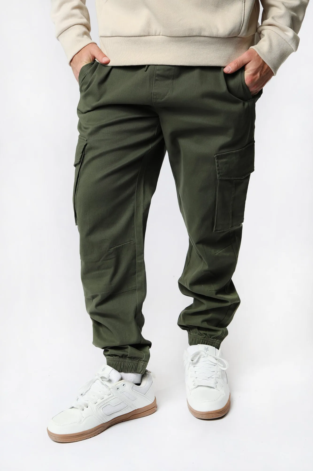 Jogger en Sergé Cargo West49 Homme