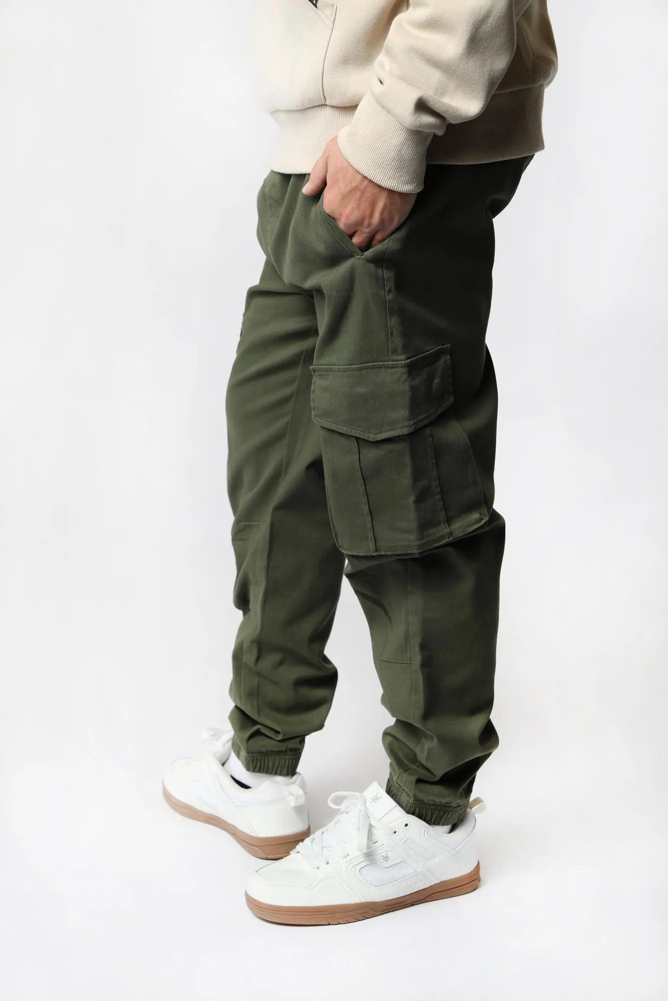 Jogger en Sergé Cargo West49 Homme