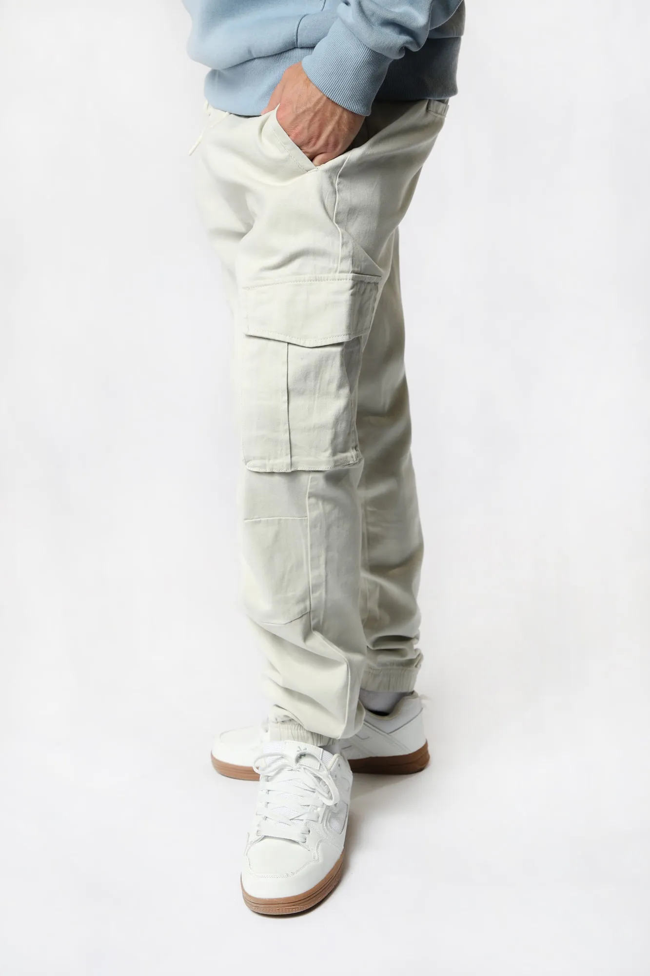 Jogger en Sergé Cargo West49 Homme