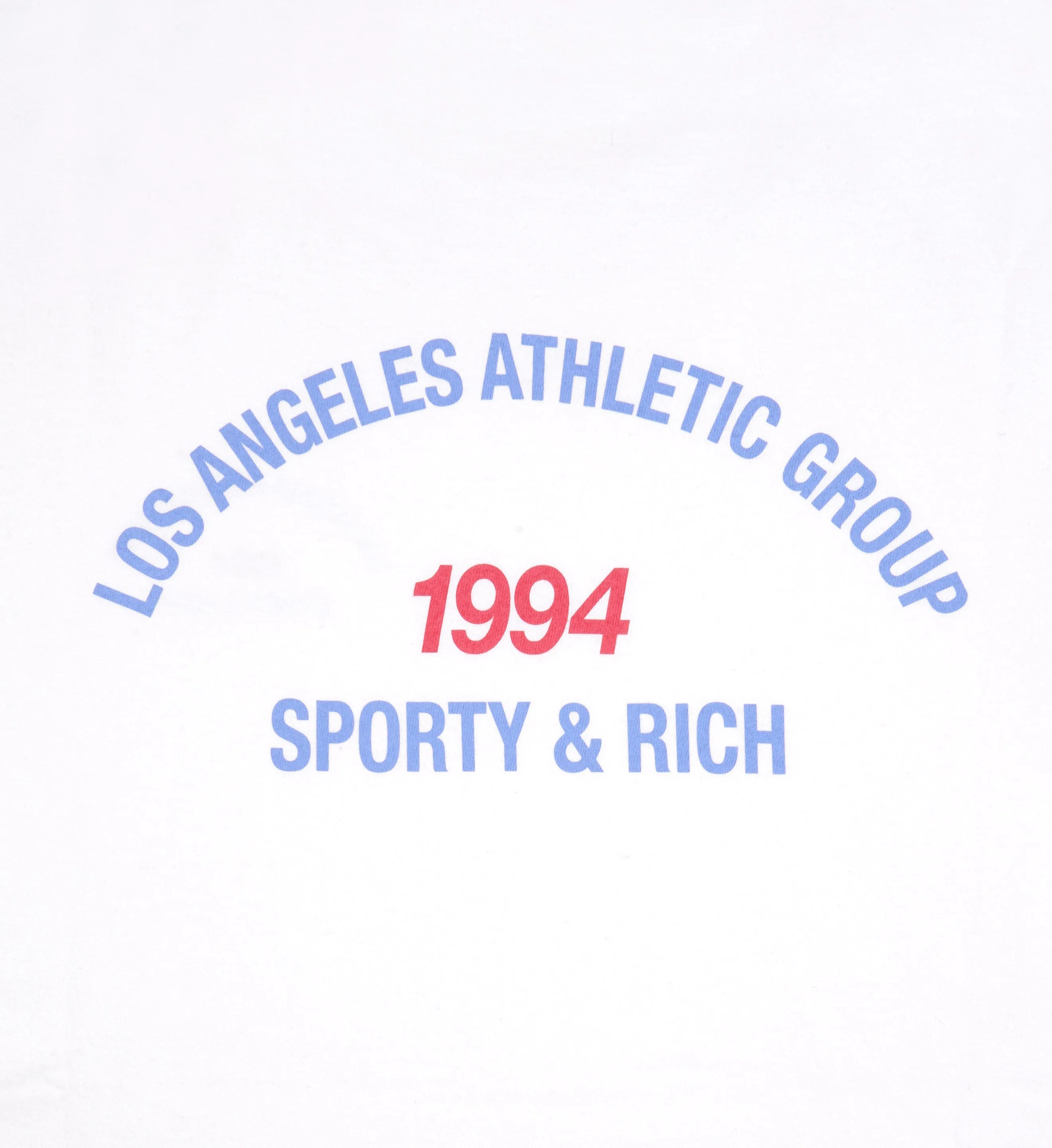 LA Athletic Group T-Shirt - White/China Blue