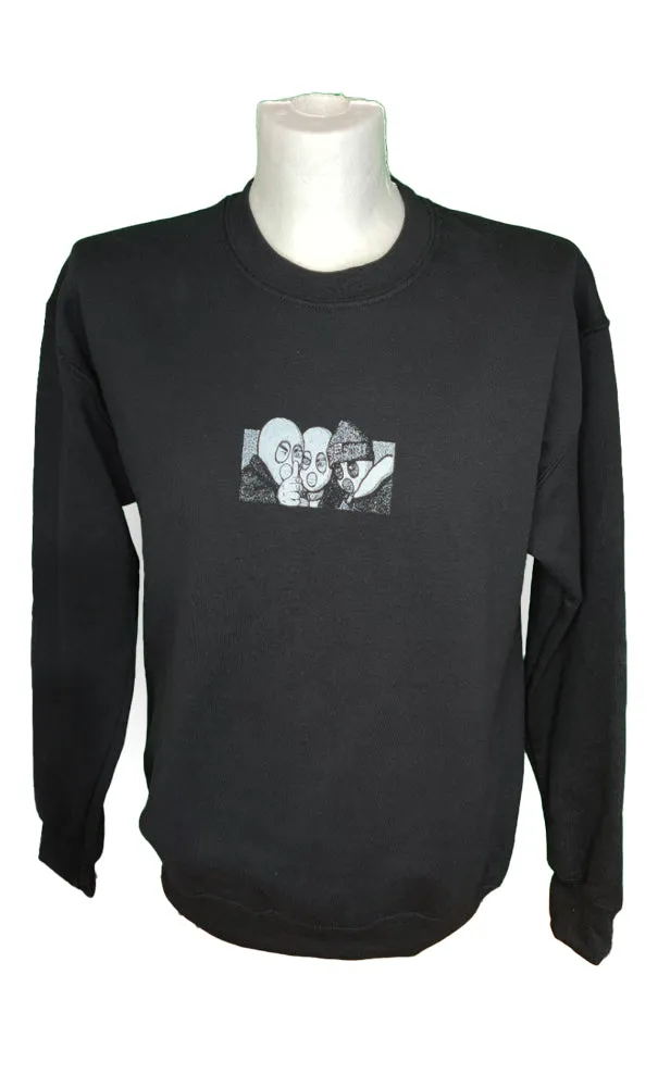 le monde est à nous Crewneck Schwarz