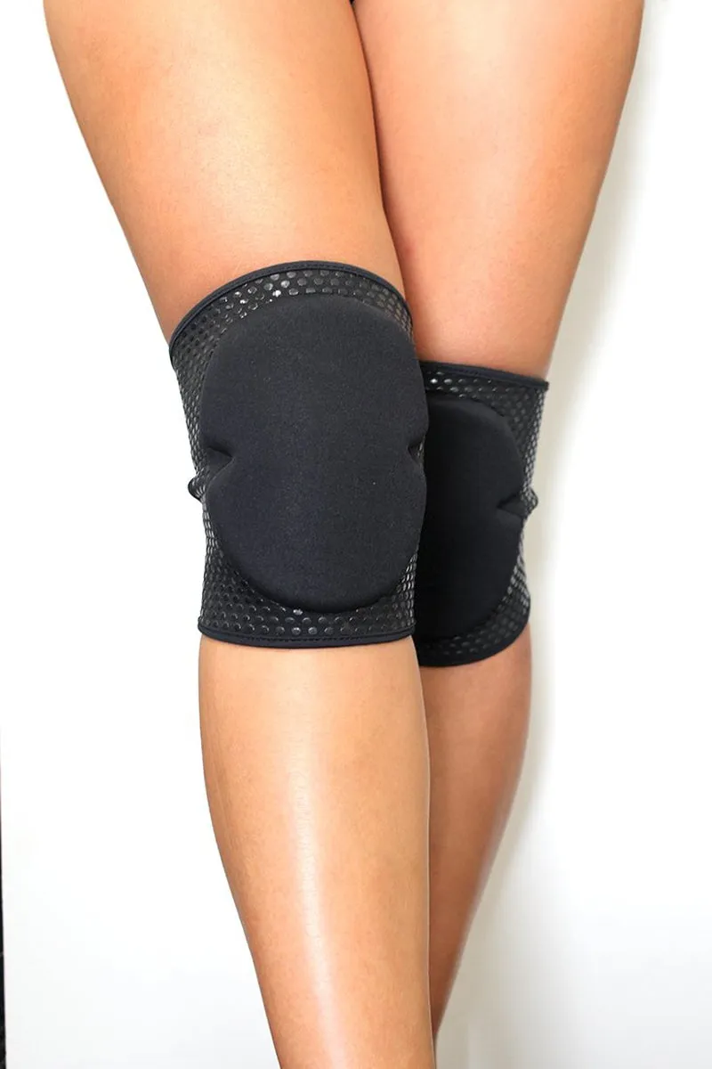 Lunalae Sticky Silicone Kneepads - Black