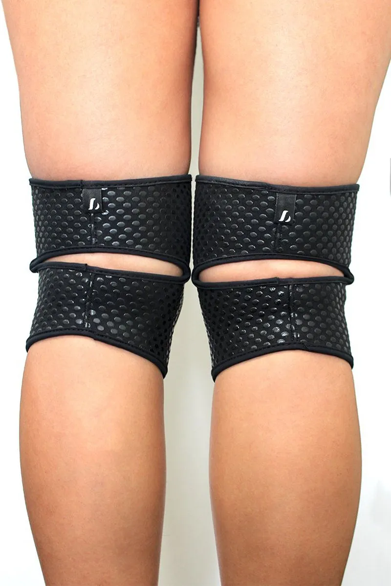 Lunalae Sticky Silicone Kneepads - Black