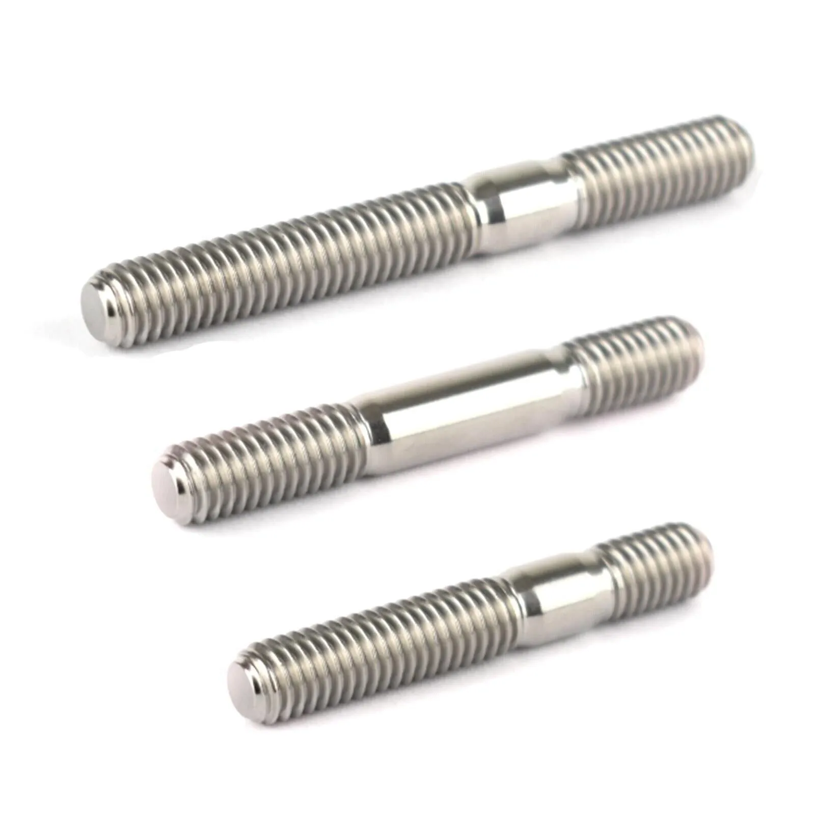 M6 Titanium Exhaust Studs | 39mm 44mm 53mm | 1.00 Thread Pitch